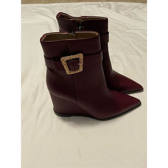 Sam Edelman Women’s Weslie Buckle Wedge Boots 6 - Picture 11 of 12